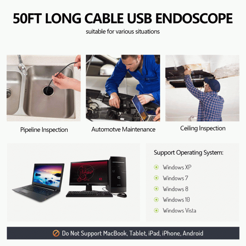 how to usb endoscope windows 10